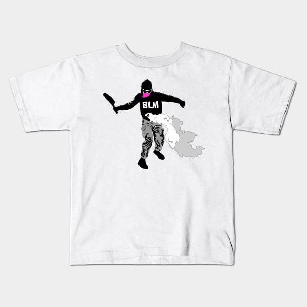 BLM Protestor Kids T-Shirt by RMZ_NYC